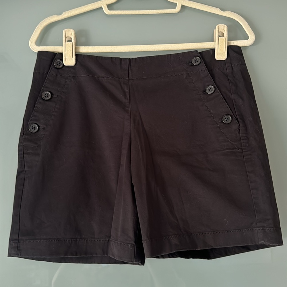 J. Crew Black Sailor Shorts